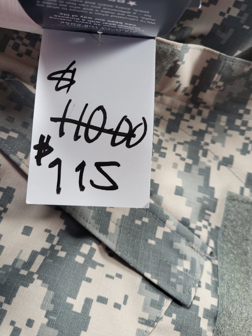 Propper Jacket ACU Coat Small Short Pixelated Camo NIR Compliant Militarycore - Picture 14 of 16